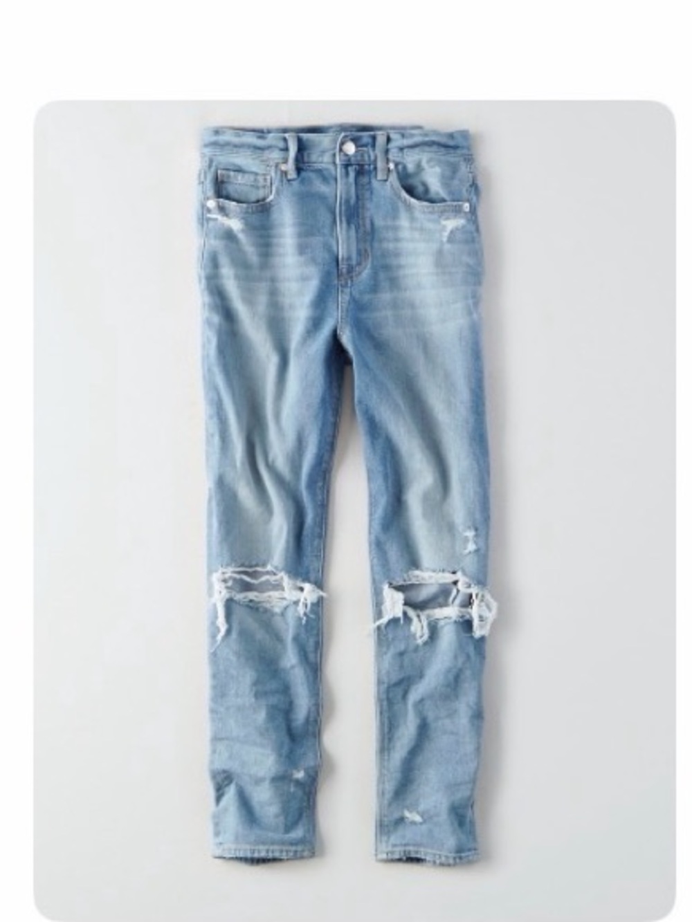American Eagle Ripped Mom Jeans